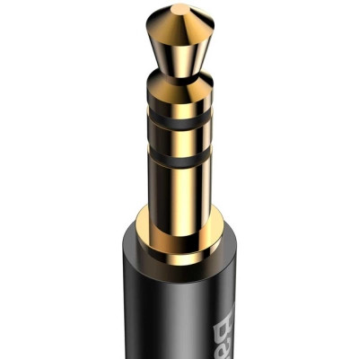 Кабель мультимедийный USB-C to 3.5mm M 1.2m black Baseus (CAM01-01) Винница - изображение 4