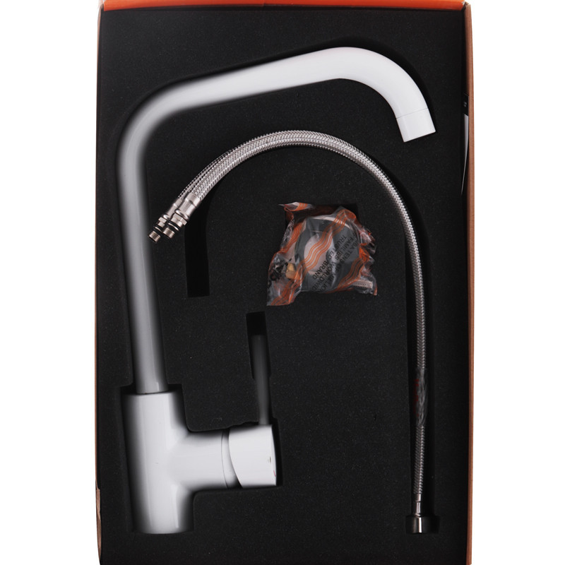 Кухонний змішувач Haiba Hans 011 білий HB0818 Харків - фото 5