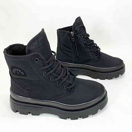 Жіночі черевики зі штучних матеріалів 40р 25см, Модні жіночі ботильйони, Модні зимові челсі LT-11 Львів