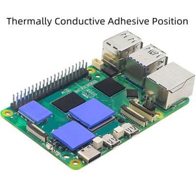 Радіатор охолодження для Мікро ПК Raspberry Pi з вентилятором для Raspberry Pi 5 (RA800) Вінниця - фото 2