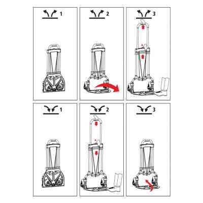 Тележка грузовая Stanley универсальный, складной, платформа 39х29см, до 60кг (SXWT-FT584) Винница