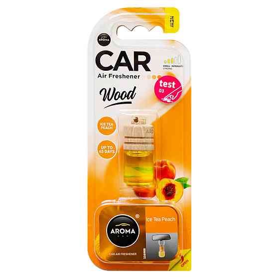 Ароматизатор Aroma Car Wood Ice Tea Peach, 6мл рідкий Київ
