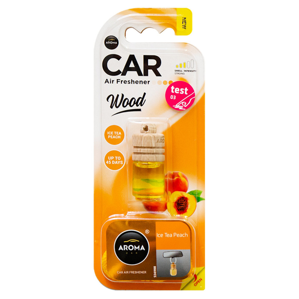 Ароматизатор Aroma Car Wood Ice Tea Peach, 6мл рідкий Київ - фото 1