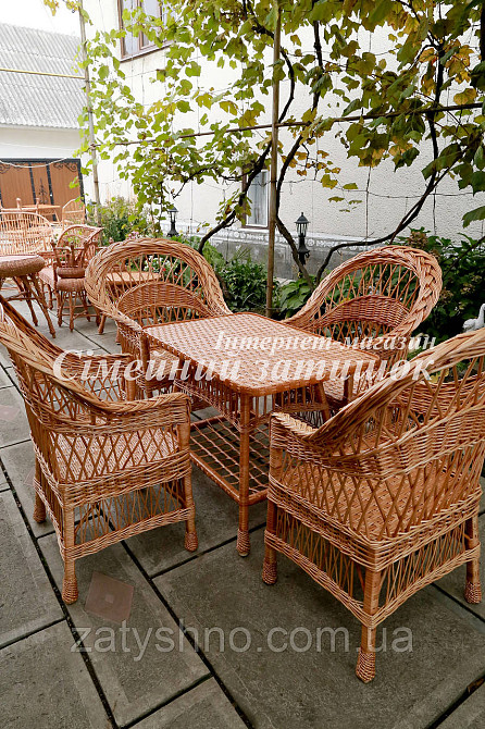 Мебель плетеная из лозы на 4 персоны Киев - изображение 3