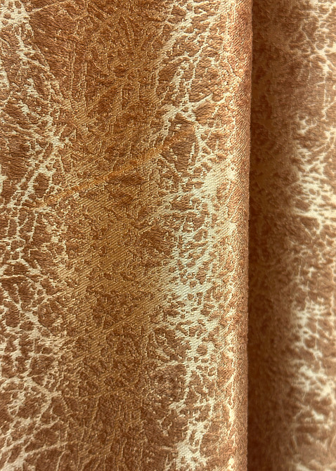 Комплект готовых штор VR-Textil Софт № 1745ш Золотистый 150х275 см 2 шт (33-0642) Киев - изображение 8