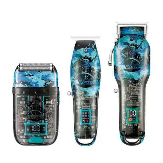 Тример для стрижки волосся потужний VGR, Машинка для стрижки на акумуляторі Електромашинка волосся AT-86 Київ