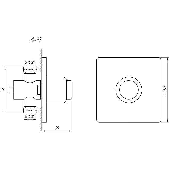 Кран-дозатор для пісуара та душа TREMOLADA ТREMO 467 Луцк