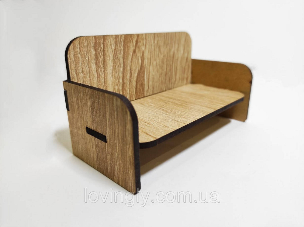 Набір меблів універсальний 10 одиниць. Відтінок Сонома. Меблі для ляльок. Ірпінь - фото 6