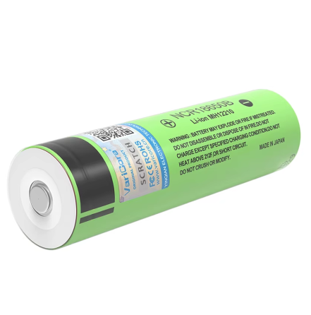 Акумулятор (без захисту) VariCore 34B-JT Li-ion 18650 3400 mAh 3.7V (NCR18650B) Зелений Київ