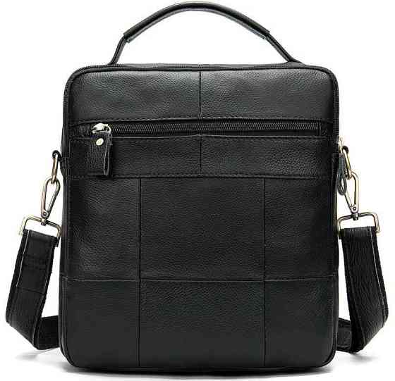 Сумка чоловіча флотар Чорна (Vintage) Київ