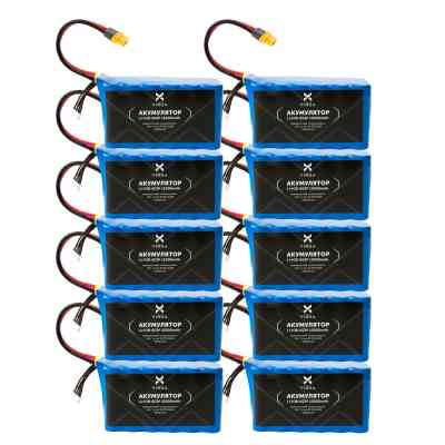 Аккумулятор для дрона Vinga Li-Ion 6S3P 15000mAh коробка 10 шт (JHY Li-Ion 21700 5000mAh) (V6S3P-10PCS-15000MAH) Винница