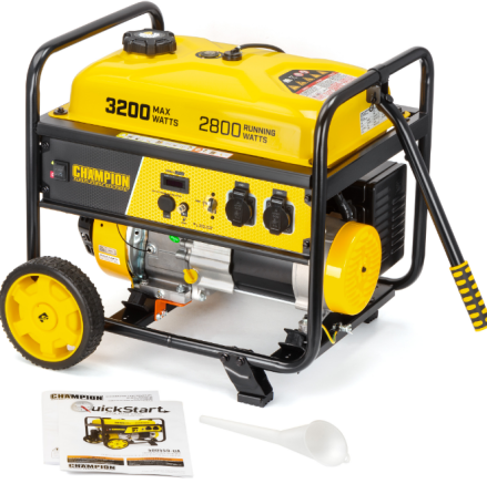ГЕНЕРАТОР CHAMPION  ВІДКРИТОГО ТИПУ 3200Вт Київ