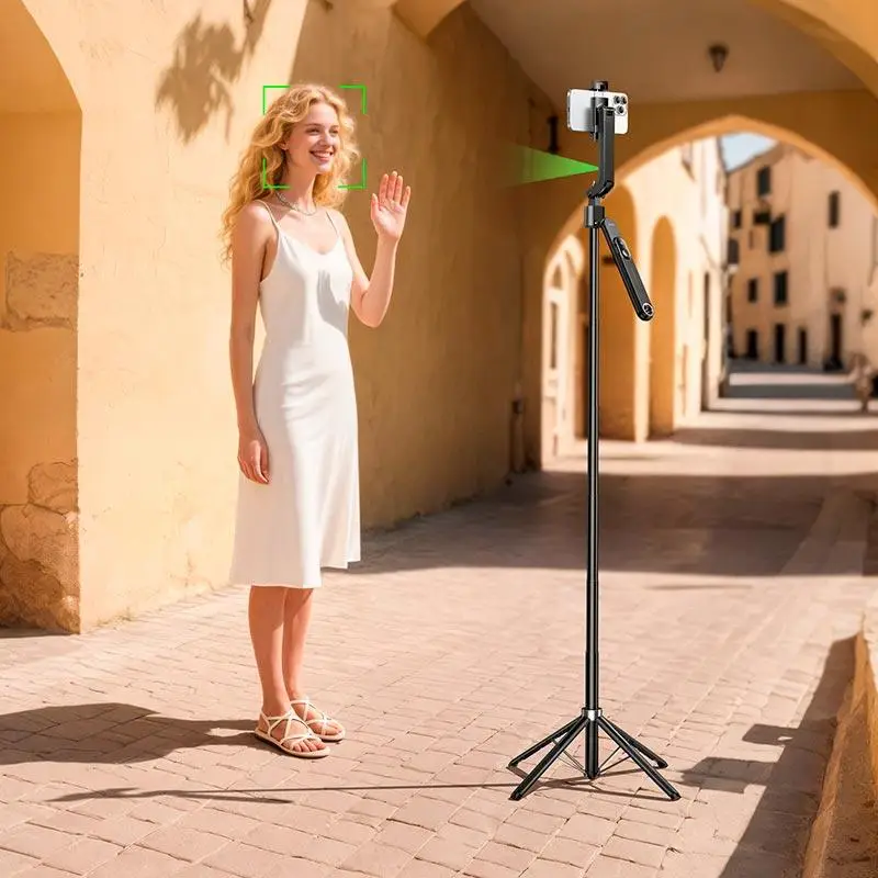 Селфі-монопод HOCO K32 Soporte smart live broadcast holder Black Київ - фото 8