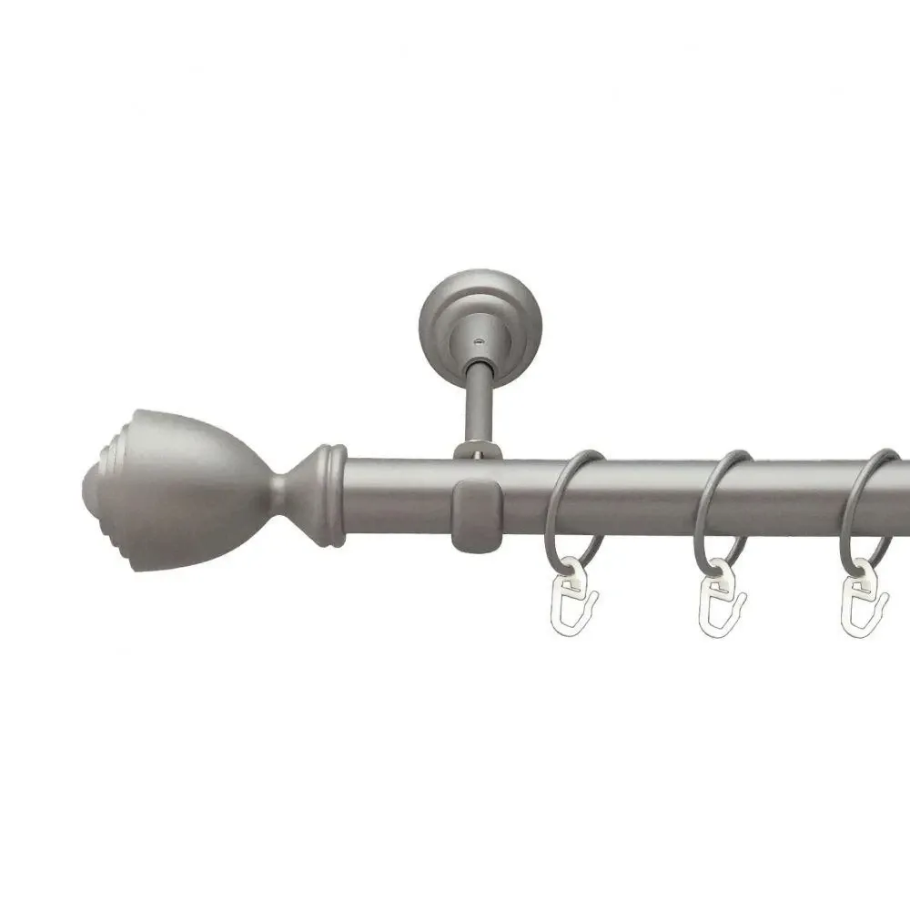 Карниз Orvit Палаціо металевий однорядний відкритий Сатин 25 мм 160 см (6322039) Львів - фото 1