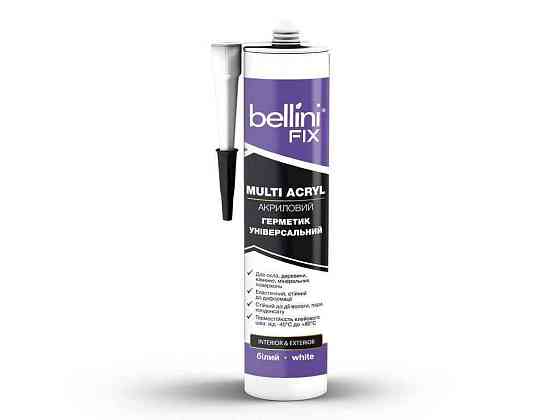 Герметик 440мл универсальный акриловый MULTI ACRYL ТМ BELLINI FIX Киев