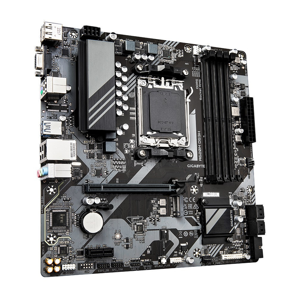 Материнська плата Gigabyte A620M DS3H Socket AM5 microATX Харьков - изображение 3