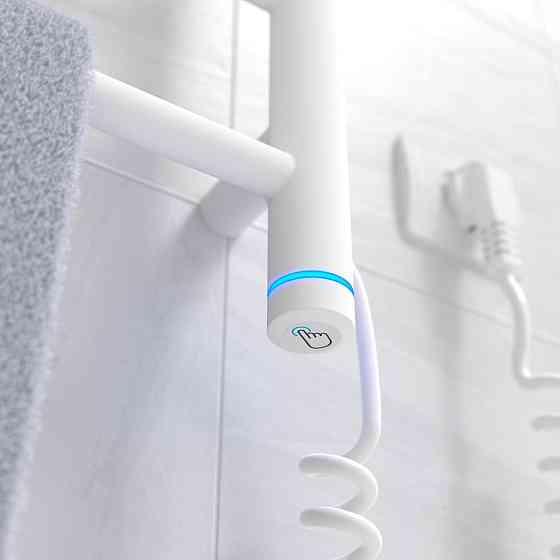 Электрический полотенцесушитель Laris Зебра Прайм ЧК6 400Х600 Э белый Киев