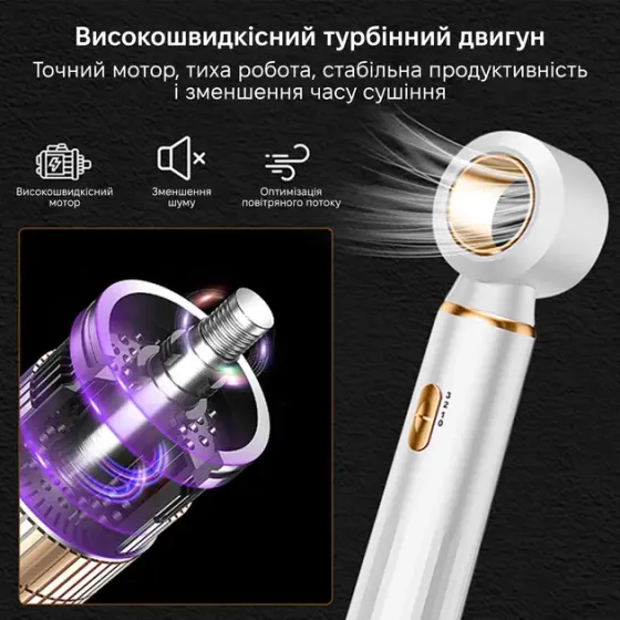 Фен для волос 3 в 1 быстрая сушка 3-in-1 curling iron AND LY-945 Коломыя