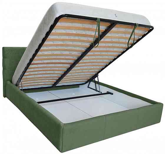 Ліжко Manchester VIP 140 х 190 см З додатковою металевою цільнозварною рамою Зелений Київ
