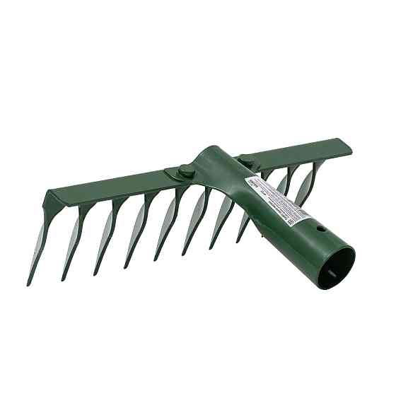 Grad Грабли садовые витые 10 зубцов 265×82мм заклепочное крепление GRAD (5051905) Коломия