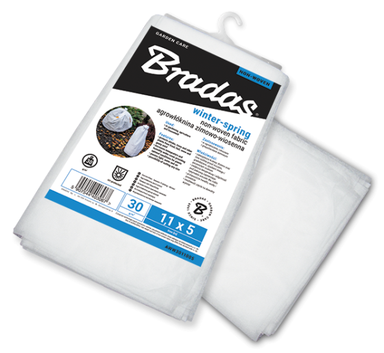 Біле агроволокно 30 г/м² 3.2*10 зимове BRADAS Польща Київ