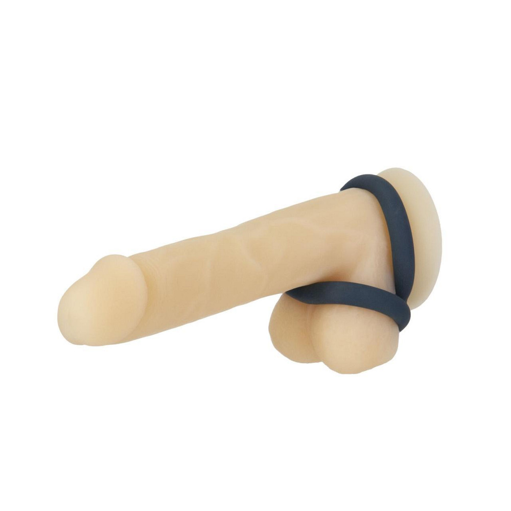 Подвійне ерекційне кільце LUX Active – Tug – Versatile Silicone Cock Ring Sex Aura Київ - фото 4