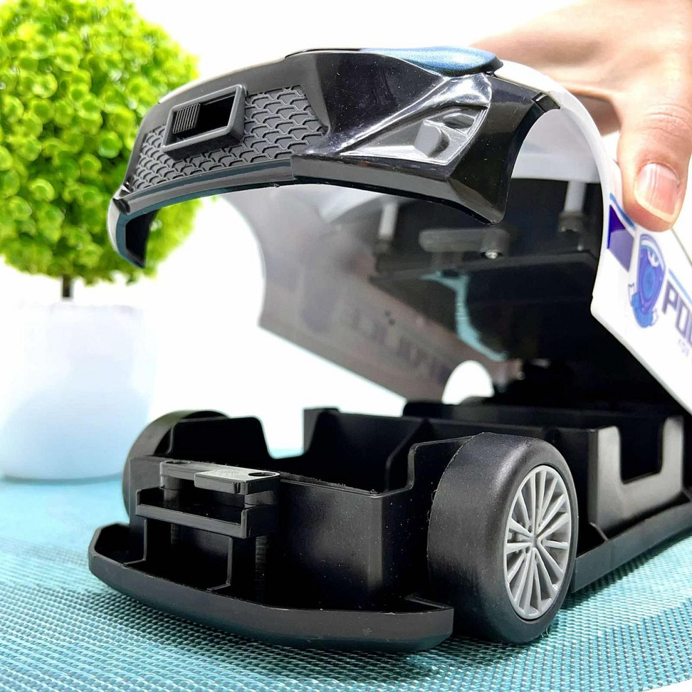 Набір з транспортом поліцейська Машина-гараж та 3 міні машинки звук світло (660-A206) Чернігів - фото 6