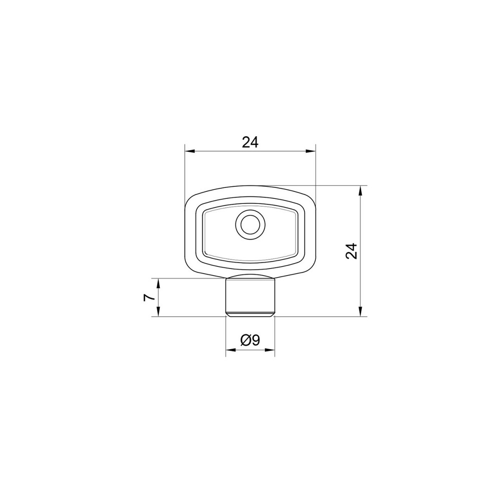 Ключ металлический Icma для крана Маевского №718 Киев - изображение 2