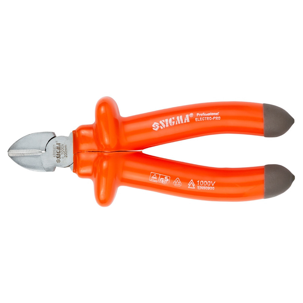 Бокорезы диэлектрические 200мм 1000В SIGMA (4355201) Ровно - изображение 1