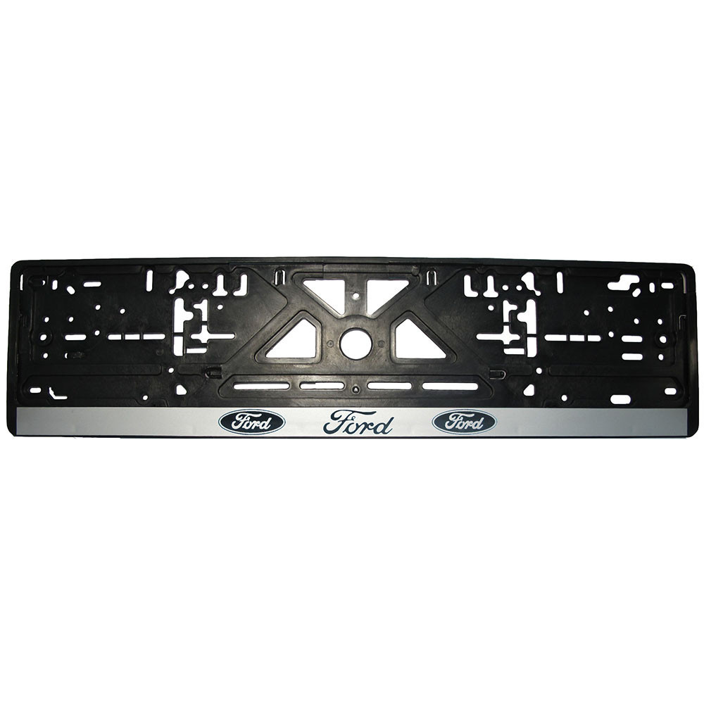 Рамка номерного знаку Ford пластик чорна 1шт Київ - фото 1