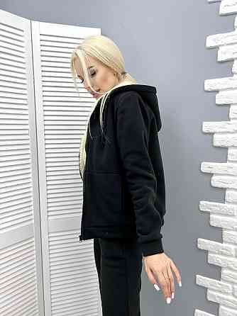 Зимовий спортивний костюм на хутрі "Nord" оптом | Батал Чорний, 50-52 Київ