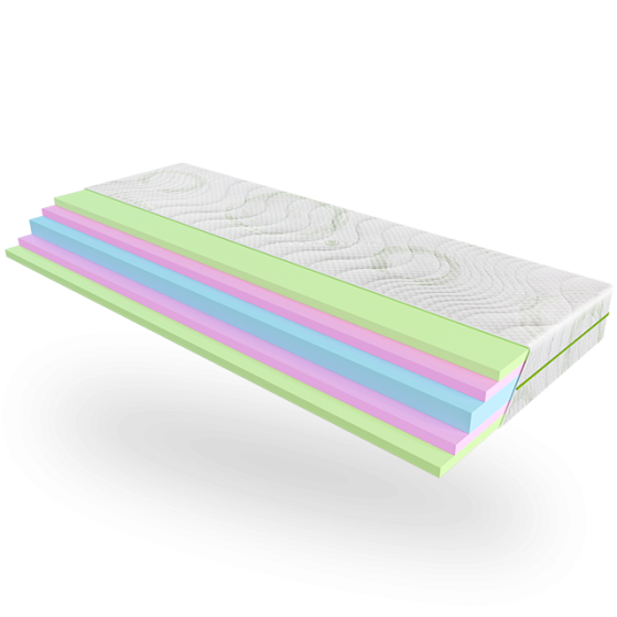 Ортопедичний матрац Ambition/Амбишин безпружинний (монолістний блок) ТМ ЕММ 120х200 Харків