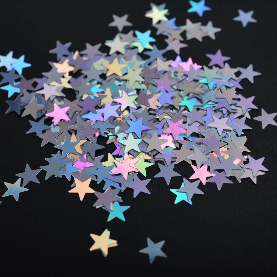 Конфетти Звездочки для праздника жесткий 15 г 5 мм перламутровый Киев - изображение 2