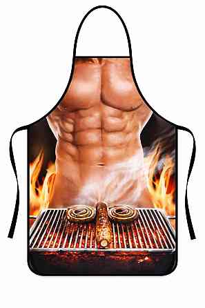 Фартук с приколом Мангальщик 75 на 60 см разноцветный Киев