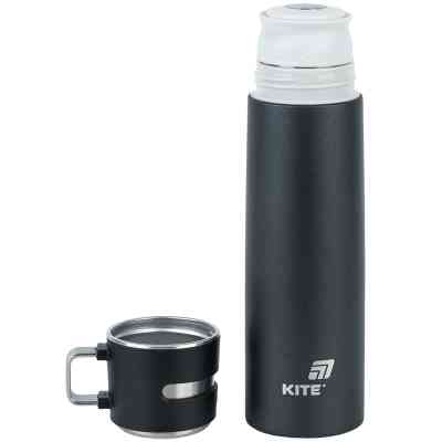 Термос Kite 500 мл чорний (K25-1224-1) Винница
