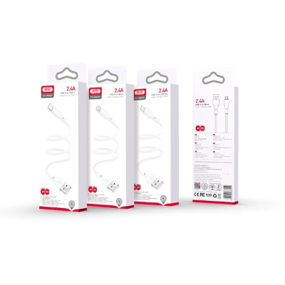 Дата кабель USB 2.0 AM to Lightning NB230-AI white XO (NB230-AI.white) Винница - изображение 2