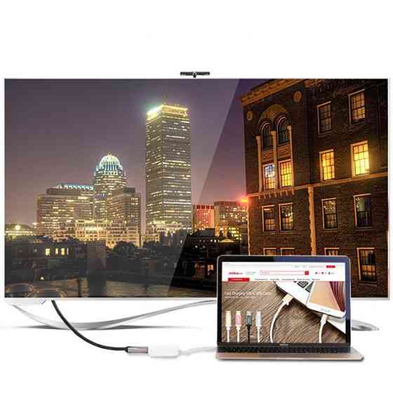 Адаптер Ugreen USB Type-C - HDMI, White (40273) Білий Харків