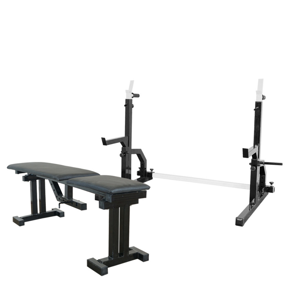 Лавка для жиму регульована 40 на 40 мм + Стійки з упорами 40 на 40 мм + бруси + штирі для блінів Київ - фото 3