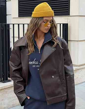 Жіночий теплий трендовий костюм-тринитка на флісі Темно-синій Одеса