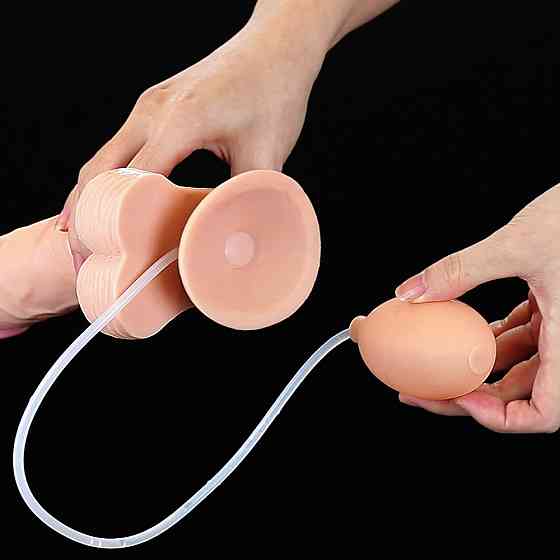 Фаллоимитатор - Soft Ejaculation Cock With Ball 9