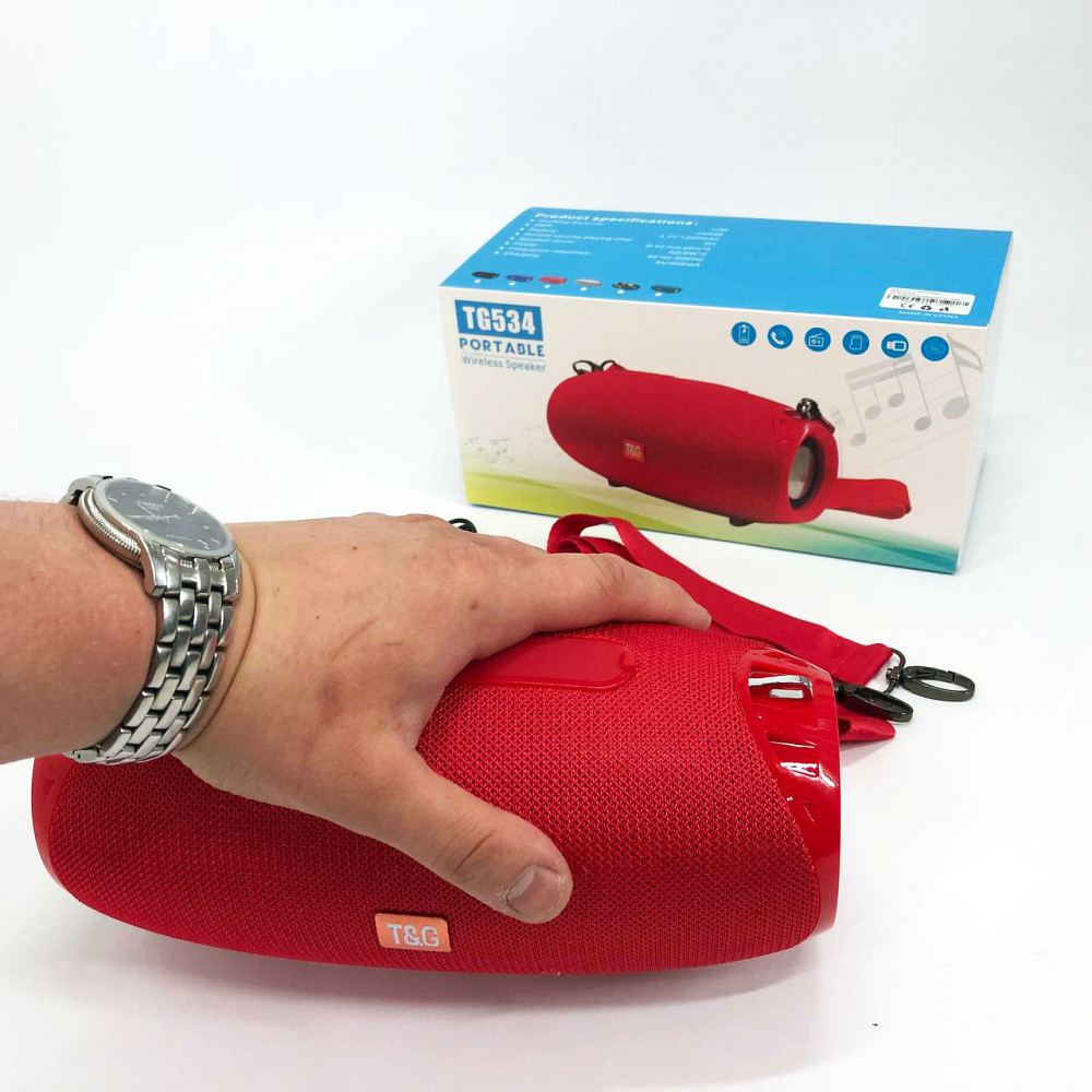 Бездротова bluetooth колонка TG534, Переносна колонка для вечірки, Блютуз акустика з радіо GM-96 Львів - фото 1