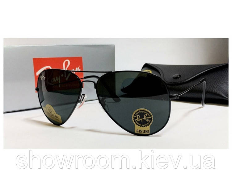Чоловічі сонцезахисні окуляри в RAY BAN aviator 3025 (002/62) Київ - фото 1
