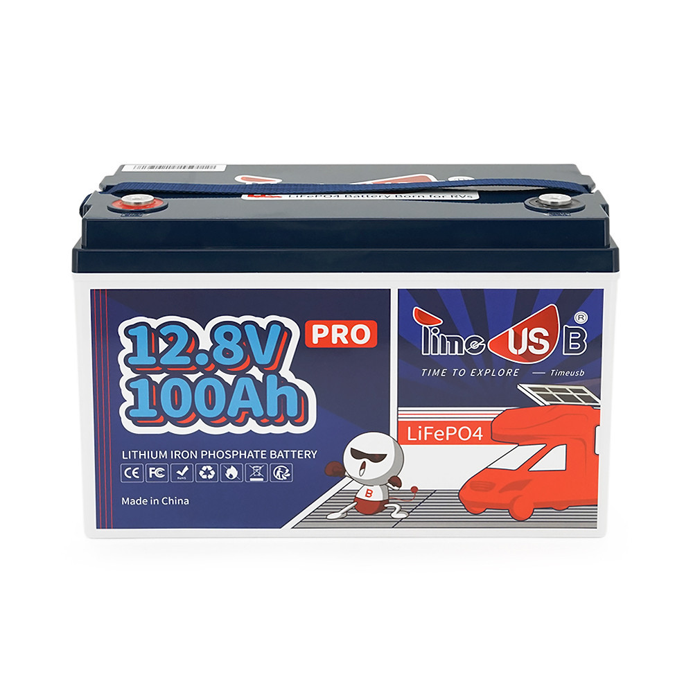 Акумуляторна батарея LiFePO4 Timeusb 12.8V 100Ah Pro, 1280Wh, BMS 100A, 260*168*210мм Київ - фото 2