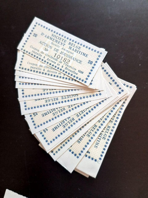 Купон облігації 1939 г Акції. (67) Полтава - фото 1