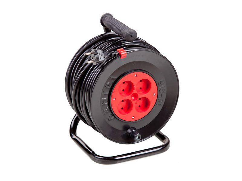 Подовжувач на котушці У16-01 ПВС 2х2,5 50 м Харків - фото 1