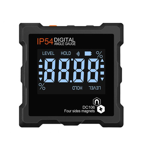 Кутомір електронний магнітний DC106 IP54, рівень, транспортир, інклінометр Вінниця - фото 1