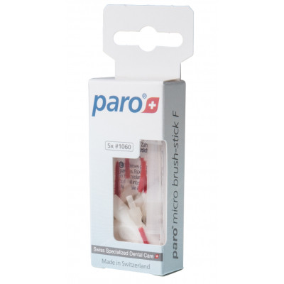 Щетки для межзубных промежутков Paro Swiss micro brush-stick F 5 шт. (7610458010600) Винница - изображение 2