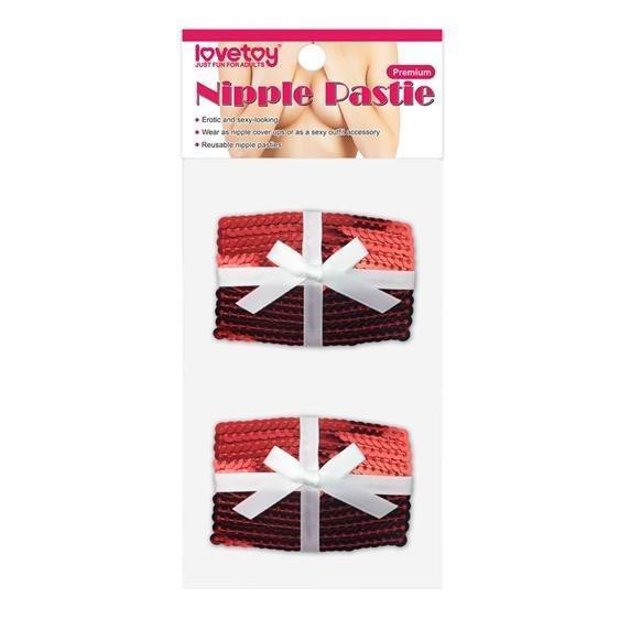 Пестіси - Reusable Christmas Sequin Square Nipple Pasties Sex Aura Київ - фото 1