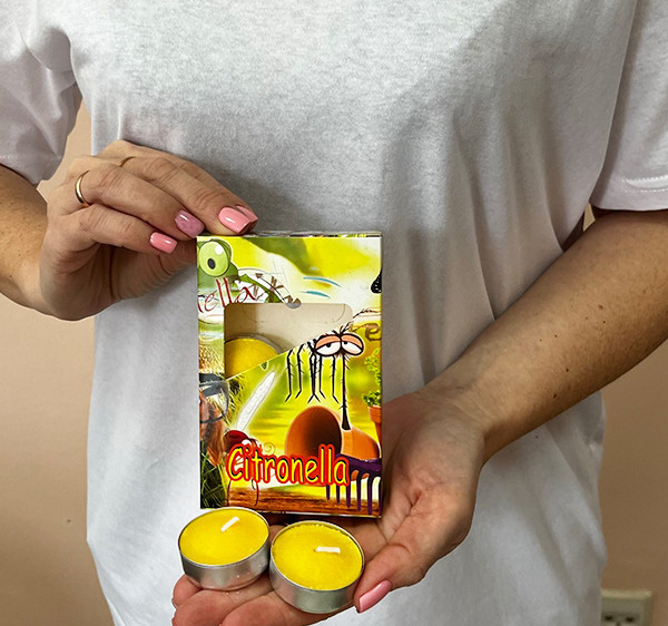 Свечи антимоскитные с цитронеллой, 6 шт Днепр - изображение 5