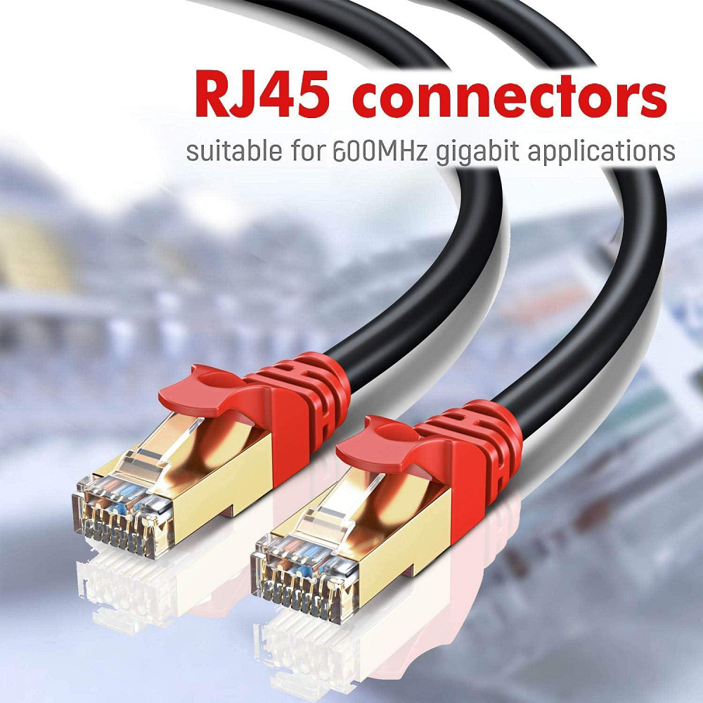 Водонепроникний мережевий кабель Ethernet CAT 7 MutecPower 20 м Луцк - изображение 2